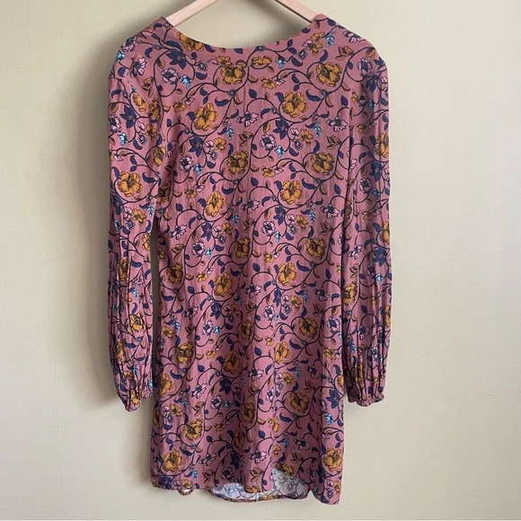 FOR LOVE AND LEMONS open back long sleeve floral dress - Picture 4 of 9